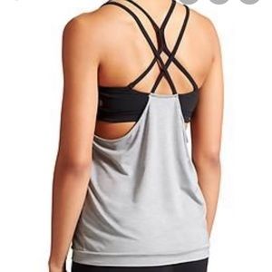 Athlete Grey and Black tank top